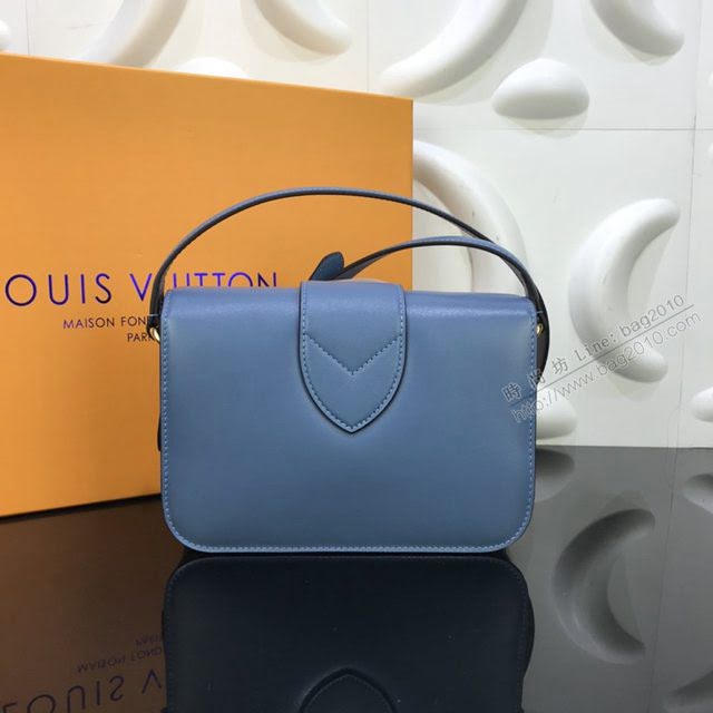LV包包 lv2020專櫃新款女包 磨面牛皮 Pont9手袋 LV單肩斜跨女包  ydh3614